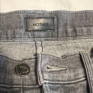 MOTHER Charcoal Denim Pants
